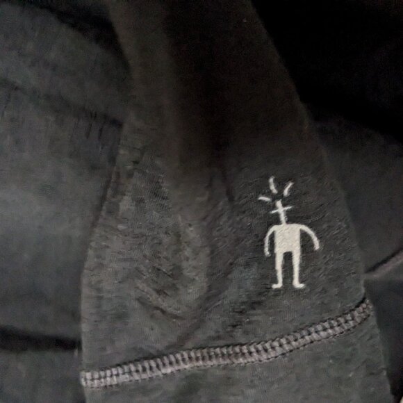 Smartwool Black Long Sleeve Merino Wool Black Shirt Women's Size M - Picture 2 of 5